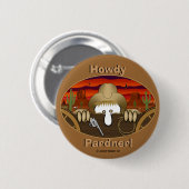 Cowboy Kilroy Button (Voorkant /achterkant)