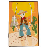 Cowboy kind medium cadeauzakje (Voorkant)
