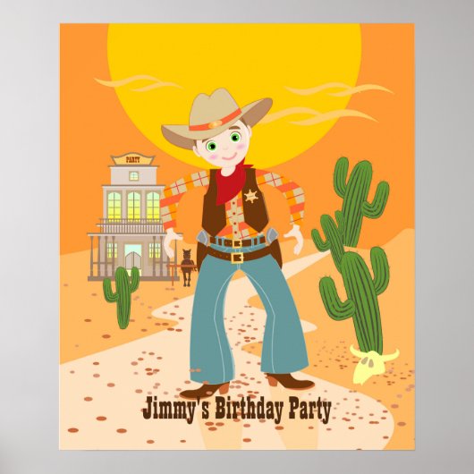 Cowboy kind poster (Voorkant)