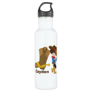 Cowboy Kinder Cute Boys Monogram Rodeo Wild West Waterfles