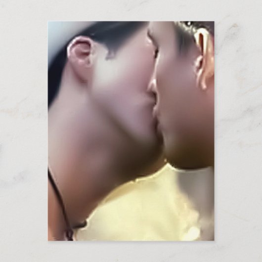 Cowboy Kiss Briefkaart (Voorkant)