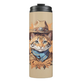  cowboy kitten ontwerp thermosbeker