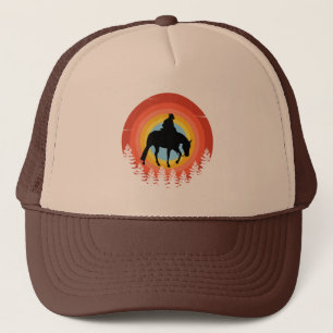 COWBOY KLEURRIJKE ZONSONDERGANG TRUCKER PET