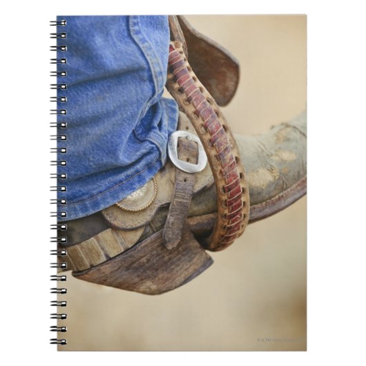 Cowboy-laars met pur 2 notitieboek (Voorkant)