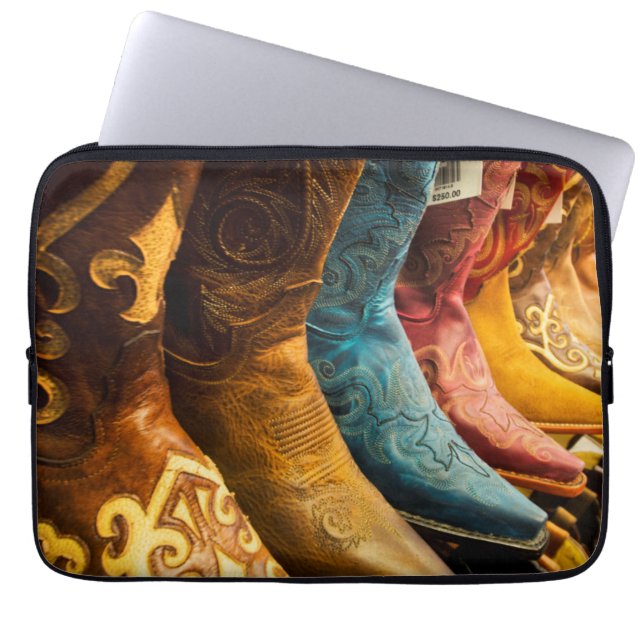Cowboy-laarzen, Arizona Laptop Sleeve (Voorkant)