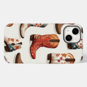 Cowboy laarzen patroon Case-Mate iPhone case (Achterkant (horizontaal))