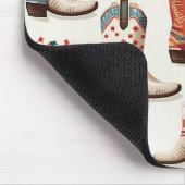 Cowboy laarzen patroon muismat (Hoek)