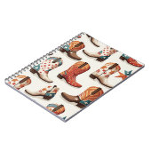 Cowboy laarzen patroon notitieboek (Linkerzijde)