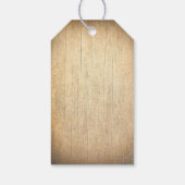 Cowboy laarzen rustiek land bruiloft cadeaulabel (Achterkant)