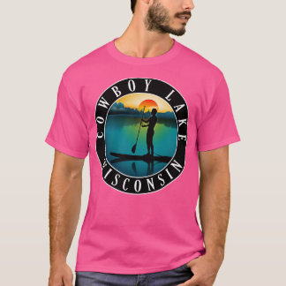 Cowboy Lake Wisconsin Paddleboarding T-shirt