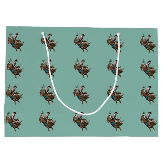 Cowboy Large Cadeautasje (Achterkant)