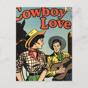 Cowboy Love Briefkaart