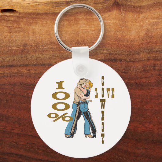 Cowboy Love Sleutelhanger (Voorkant)