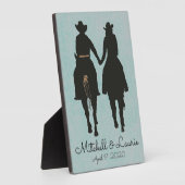 Cowboy Love Wedding Fotoplaat (Zijkant)