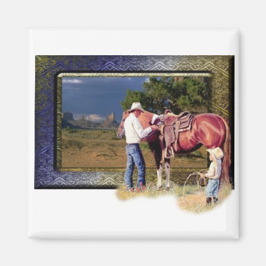 Cowboy Magneet (Voorkant)