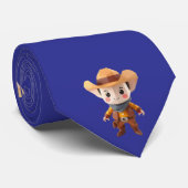 Cowboy man mannen stropdas (Opgerold)