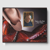 Cowboy Memorial Funeral Livre d'or (Recto)