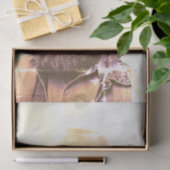  cowboy met beard Sepia verhit Tissuepapier (Geschenk)