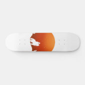 Cowboy met paard Wild West sunset landschap Skateboard (Horizontaal)