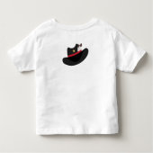 Cowboy met sheriff pet T-shirt (Achterkant)