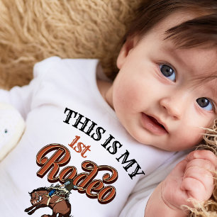 Cowboy Mijn 1e Rodeo Baby jongen eerste verjaardag