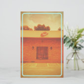 Cowboy Motel  Stationery Briefpapier (Staand voorkant)