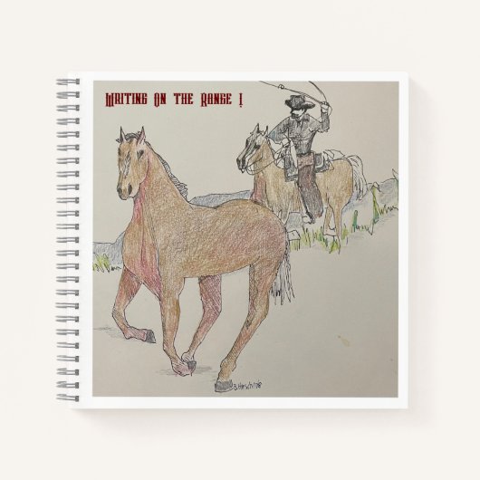Cowboy-Notitieboek ! Notitieboek (Voorkant)