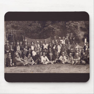 Cowboy Old Timers Mousepad Muismat