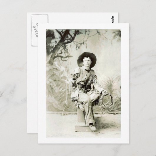 cowboy ongeveer 1900 briefkaart (Voorkant / Achterkant)