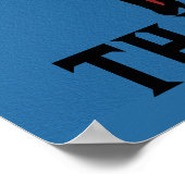 Cowboy op het Poster van paardenBEDANKT (Hoek)