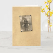 COWBOY OP PONY 1 KAART (Gele Bloem)