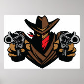 Cowboy Outlaw Poster (Voorkant)