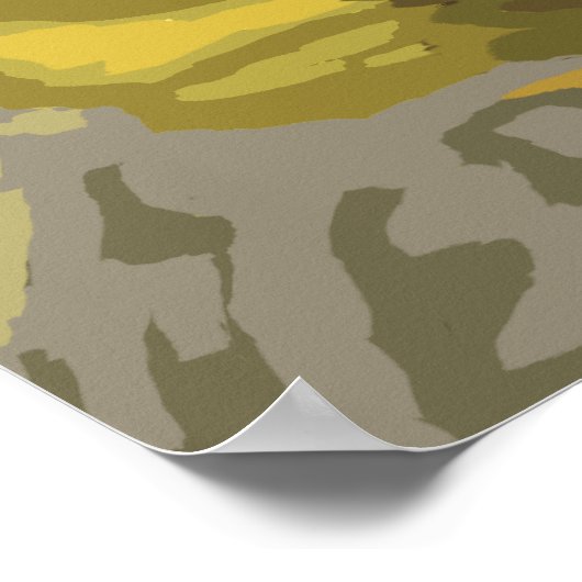 Cowboy & paarden - Wyoming Poster (Hoek)