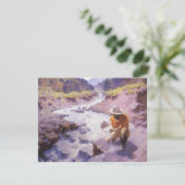  cowboy, Panning Gold, Wyoming van Leigh (Staand voorkant)