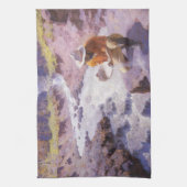 cowboy, Panning Gold, Wyoming van Leigh Theedoek (Verticaal)