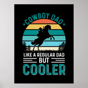 Cowboy papa poster
