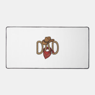 Cowboy Papa Touw Hoed Bandana Vintage Gravure Desi Bureaumat