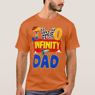 Cowboy papa twee oneindigheid en verder dan de dag t-shirt