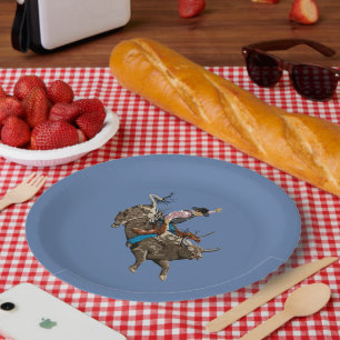 Cowboy Papieren Bordje