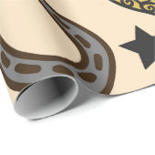 Cowboy Pattern Cadeaupapier (Rol Hoek)