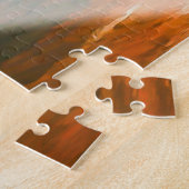 Cowboy Pet American Flag Sunrays Legpuzzel (Zijkant)