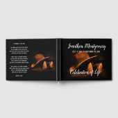 Cowboy Pet en Boots Celebration of Life Gastenboek (Volledig)