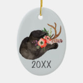 Cowboy Pet Keepomwille keramisch Ornament (Voorkant)