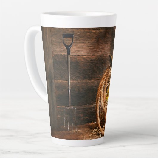 Cowboy Pet Latte Mok (Linkerhoek)