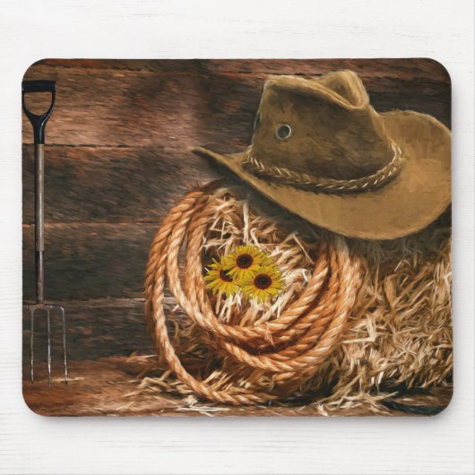 Cowboy Pet Muismat (Voorkant)