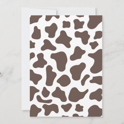 Cowboy Pet ONE Eerste Rodeo 1e Verjaardagsfeest Kaart (Achterkant)