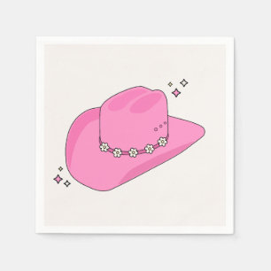Cowboy Pet Preppy Roze Servet