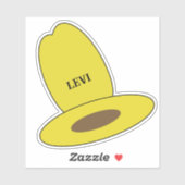 Cowboy Pet Verjaardagsfeestje Sticker (Vel)