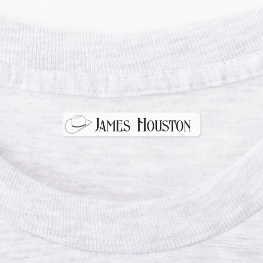 Cowboy Pet voor Fabric Crafter of Artist Labels (Aangebracht)