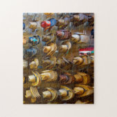 Cowboy Petten. Legpuzzel (Verticaal)